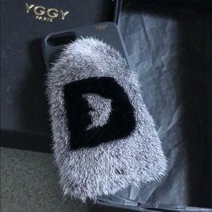 YGGY mink fur iPhone 7/8 case